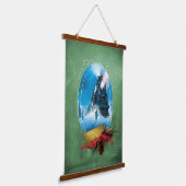 ザポーラ表現 | Holiday Framed Train到着 吊り下げ型タペストリー (傾斜あり)