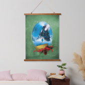 ザポーラ表現 | Holiday Framed Train到着 吊り下げ型タペストリー (寝室)