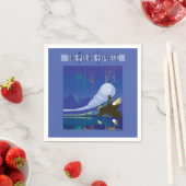 ザポーラ表現 | Northern Lightsヴィンテージ旅行 スタンダードカクテルナプキン (インサイチュ)