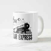 ザポ表現ラ- 信じ |ヴィンテージグラフィック ジャンボコーヒーマグカップ (正面右)