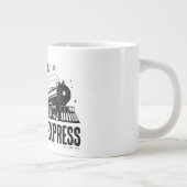 ザポ表現ラ- 信じ |ヴィンテージグラフィック ジャンボコーヒーマグカップ (右)