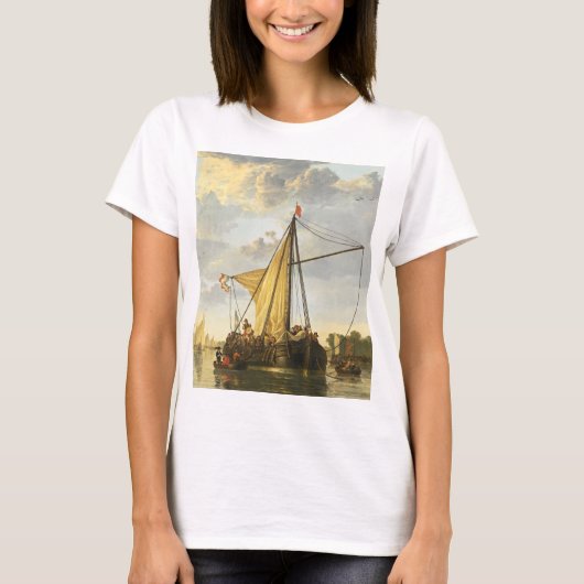 ザマアアットドルドレヒトAelbert Cuyp Tシャツ (正面)