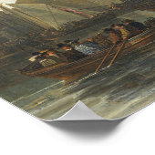 ザマアアットドルドレヒトby Aelbert Cuyp ポスター (角)