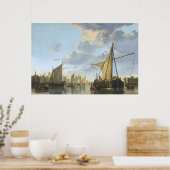 ザマアアットドルドレヒトby Aelbert Cuyp ポスター (キッチン)