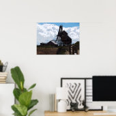 ザマイニングカラーペンシルスケッチ ポスター (ホームオフィス)