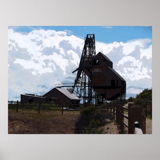 ザマイニングカラーペンシルスケッチ ポスター (正面)