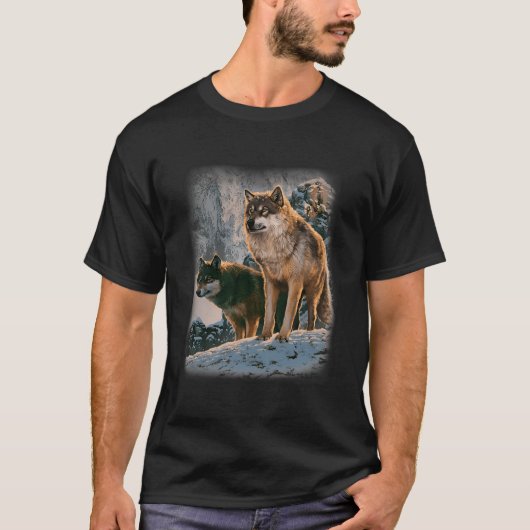 ザマウンテンオオカミ Tシャツ (正面)