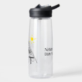 ザマウンテンズアウト(ブラック文字) ウォーターボトル (左面)