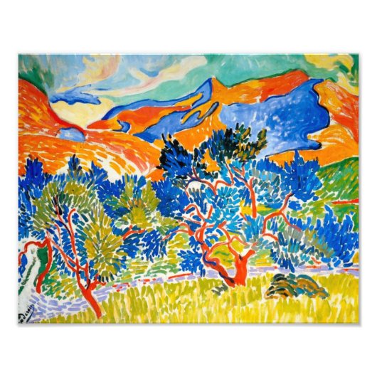 ザマウンテンズアットコリオール | Andre Derain | フォトプリント (正面)