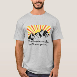 ザマウンテンズコーリングレトロサンライズ Tシャツ