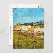 ザマウンテンズ足ヴァンゴッホファインアート ポストカード (正面/裏面)