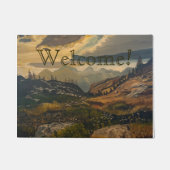 ザマウンテンズ、オリジナルバイゲイリーポリング ドアマット (正面)