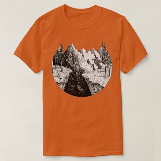 ザマウンテンズ Tシャツ (デザイン正面)