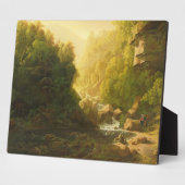 ザマウンテントレント， c.1820-30 (キャンバス上の油) フォトプラーク (側面)