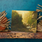 ザマウンテントレント， c.1820-30 (キャンバス上の油) フォトプラーク (側面)