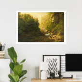 ザマウンテントレント, c.1820-30 (キャンバス上の油) ポスター (ホームオフィス)