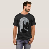 ザマウンテンメンズウルフ国旗 Tシャツ (正面フル)