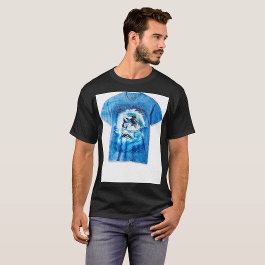 ザマウンテンメンズオルカ波 Tシャツ (正面フル)