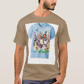 ザマウンテンメンズペットセルフィー Tシャツ (正面)