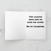 ザマカクモンキーバレンタインデー シーズンカード (内部)