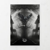 ザマカブレマナーハローウィンパーティ招待状 三つ折り招待状 (カバー)