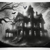 ザマカブレマナーハローウィンパーティ招待状 三つ折り招待状 (内部中)