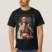 ザマガ素晴らしキングおもしろいトランプウルトラマガキング Tシャツ (正面)