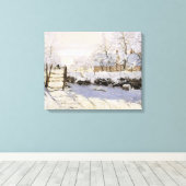 ザマグパイバイモネ キャンバスプリント (インサイチュ (ウッドフロア))