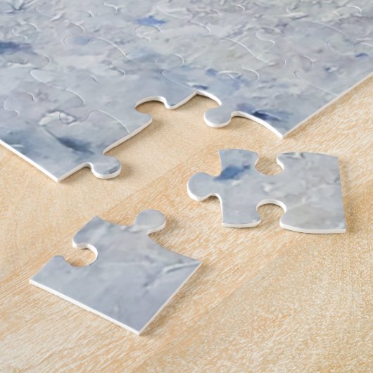 ザマグピーフランスの印象派クロード・モネ絵を描 ジグソーパズル (側面)