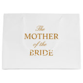 ザマザーオブザブライド金ゴールドホワイト抱き枕 ラージペーパーバッグ (正面)