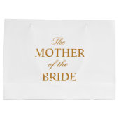 ザマザーオブザブライド金ゴールドホワイト抱き枕 ラージペーパーバッグ (裏面)