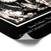 ザマスクオブザレッドデスヴィンテージイラストレーション ポスター (角)