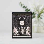 ザマスクオブザレッドデスヴィンテージイラストレーション ポストカード (スタンド正面)