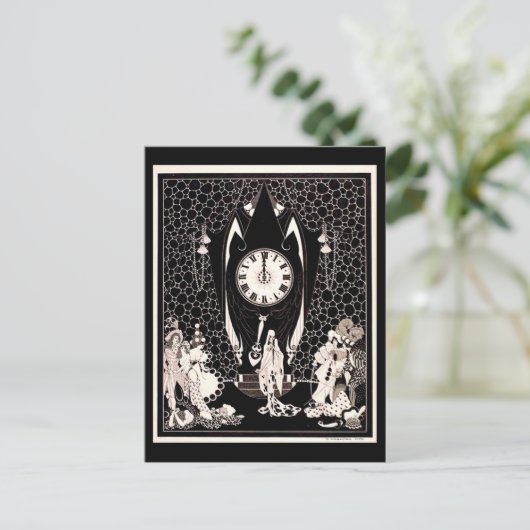 ザマスクオブザレッドデスヴィンテージイラストレーション ポストカード (スタンド正面)