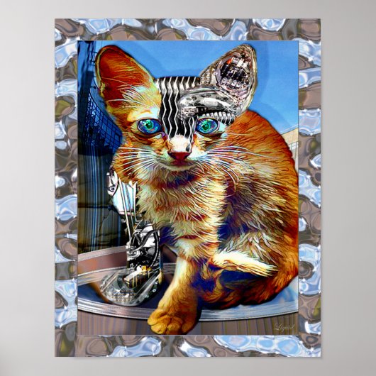 ザマスターキャットプリント ポスター (正面)