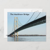 ザマッキノー橋 – デイライト ポストカード (正面/裏面)