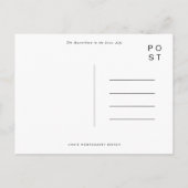 ザマッターホルンスイスアルプス水彩絵葉書 インビテーションポストカード (裏面)