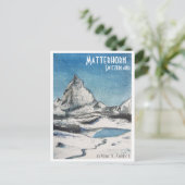 ザマッターホルンスイス旅行のポストカード シーズンポストカード (スタンド正面)