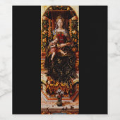 ザマドンナデッラカンデレッタバイカルロ・クリヴェリ ワインラベル (シングルラベル)