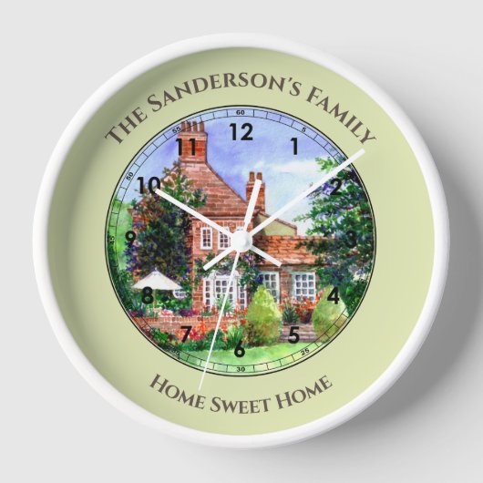 ザマナーハウスヘッリントンヨークイングランド 壁時計 (正面)