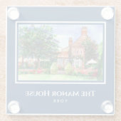 ザマナーハウスヨークイングランドカントリーガーデン ガラスコースター (裏面)