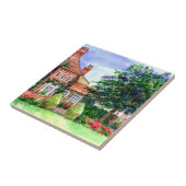 ザマナーハウス、ヘスリントン、ヨーク タイル (側面)