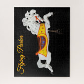 ザマネ飛んでいるパーカー回転木馬ホース ジグソーパズル (縦)