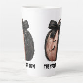 ザママハ不気味ロウィーンカボチャ カフェラテマグ (正面)