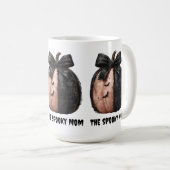 ザママハ不気味ロウィーンカボチャ コーヒーマグカップ (正面右)