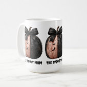 ザママハ不気味ロウィーンカボチャ コーヒーマグカップ (正面左)