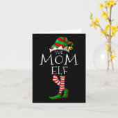 ザママ小妖精や小人おもしろいクリスマスマッチファミリーパジャマ カード (黄色い花)