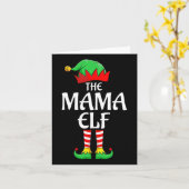 ザママ小妖精や小人クリスマスマッチクリスマスファミリーパジャマ カード (黄色い花)