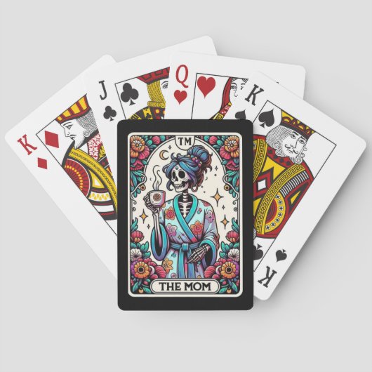 ザマムスケルトンタロットポーカーカード トランプ (裏面)
