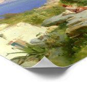 ザマリーナグランデ、カプリ、c.1829 ポスター (角)